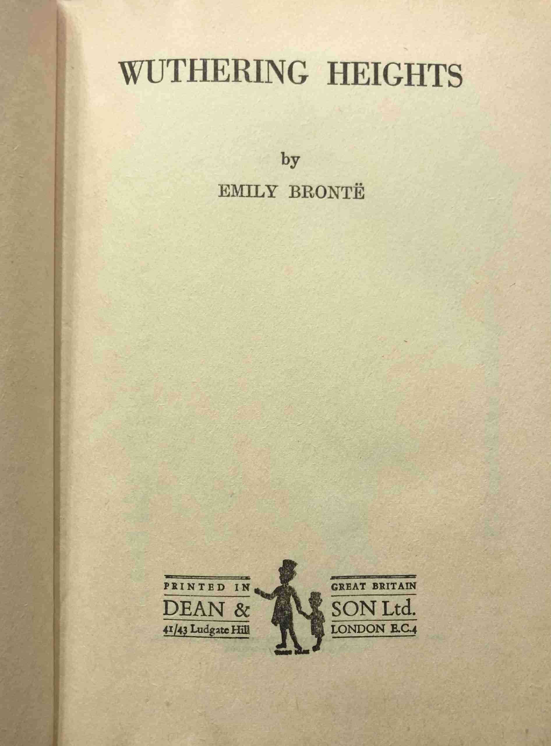 WUTHERING HEIGHTS Emily Bronte 3 WUTHERING HEIGHTS Emily Bronte - immagine 3